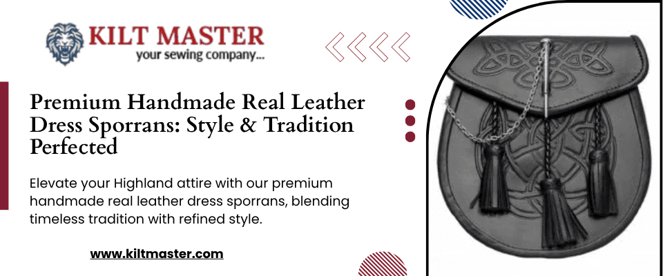 Handmade Real Leather Dress Sporrans for Sale