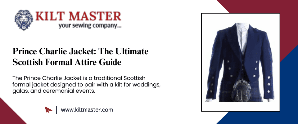 Prince Charlie Jacket Scottish Attire for Formal Occasions
