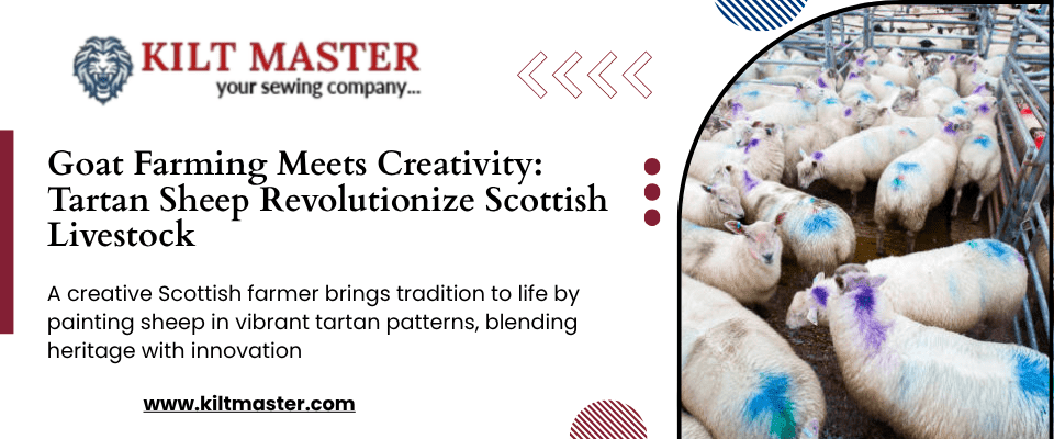 Goat Farming Meets Creativity: Tartan Sheep Revolutionize Scottish Livestock